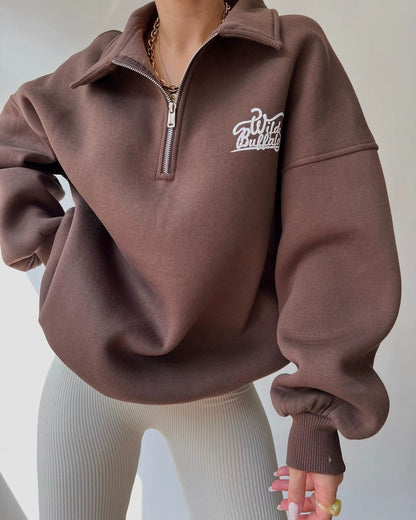 Printed Long Sleeve Sweatshirt