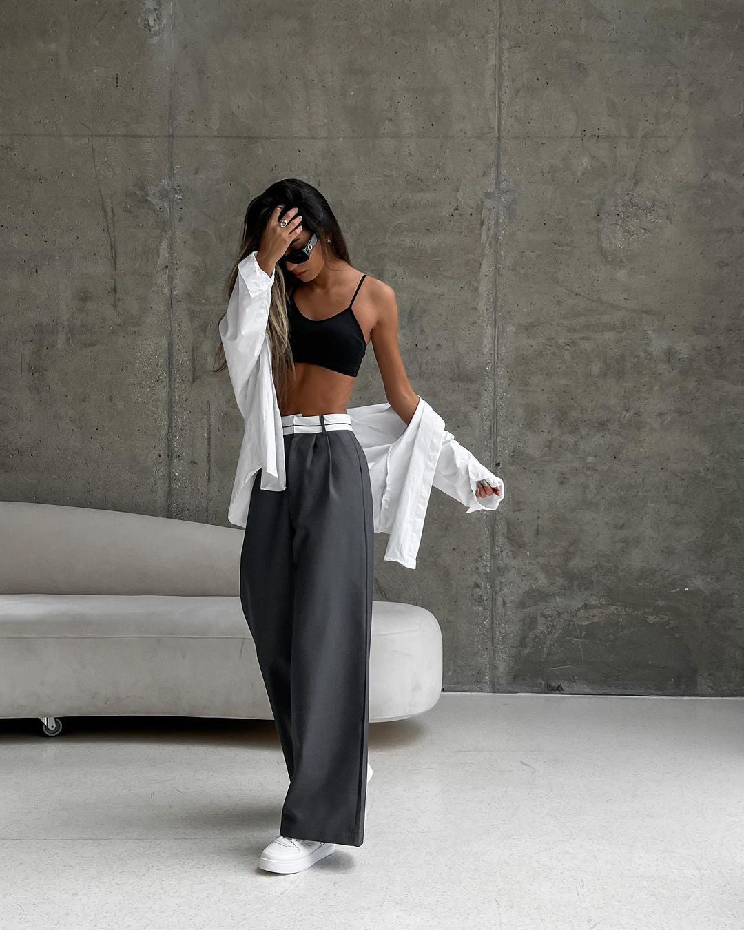 Chic High-Waisted Wide Leg Pants