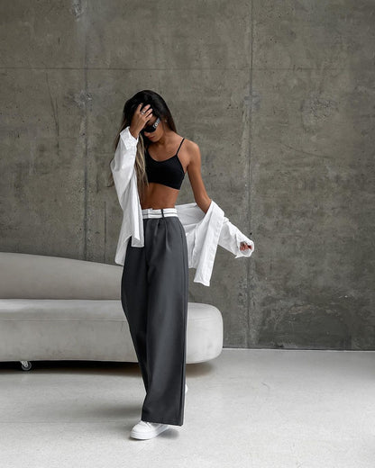 Chic High-Waisted Wide Leg Pants