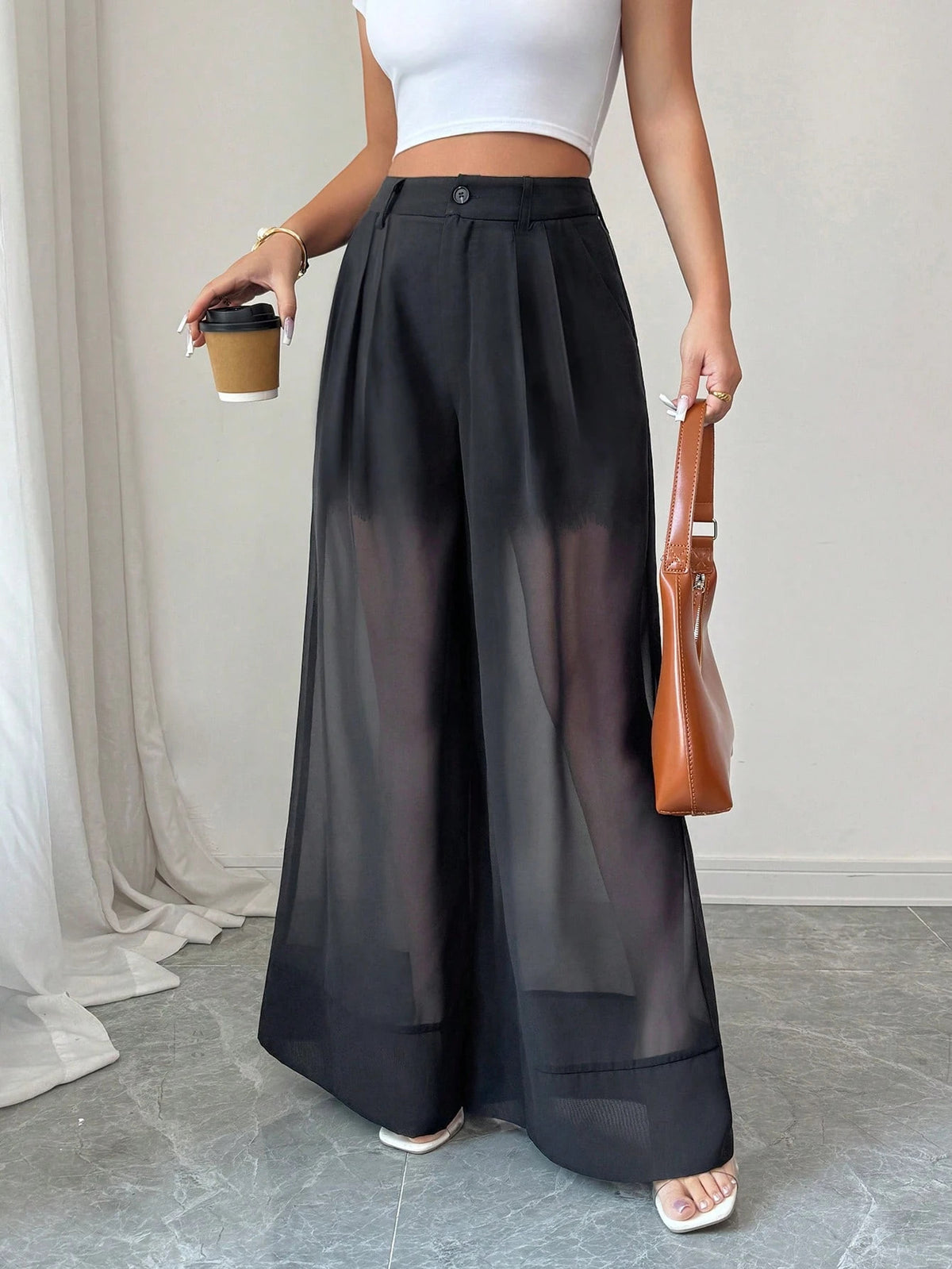 Relaxed Straight Leg Pants